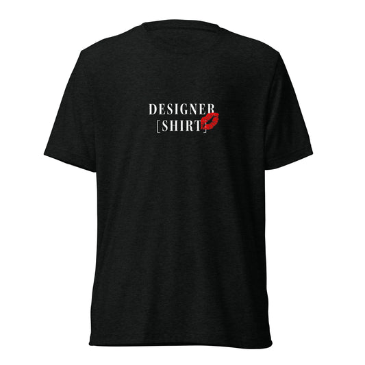 DESIGNER SHIRT Short sleeve graphic tri-blend t-shirt