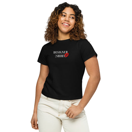 DESIGNER SHIRT Women’s high-waisted graphic t-shirt